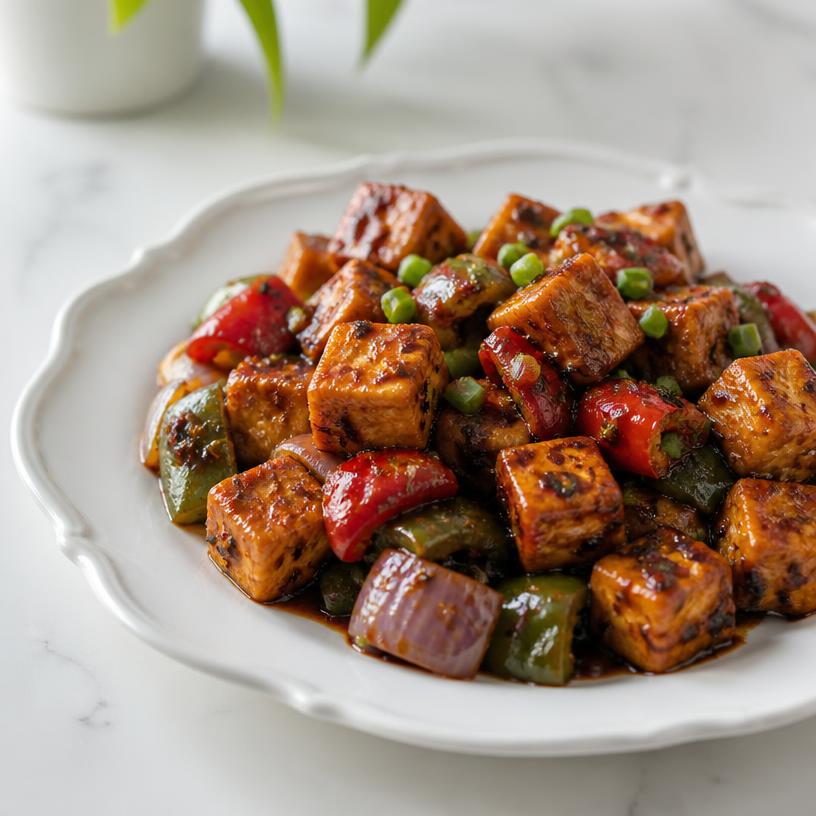 Chilli Paneer (Dry)