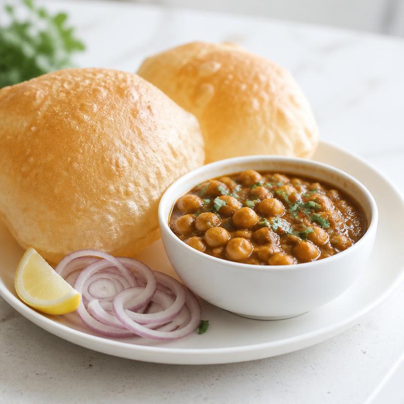 Punjabi Chole Bhature
(2 pcs)