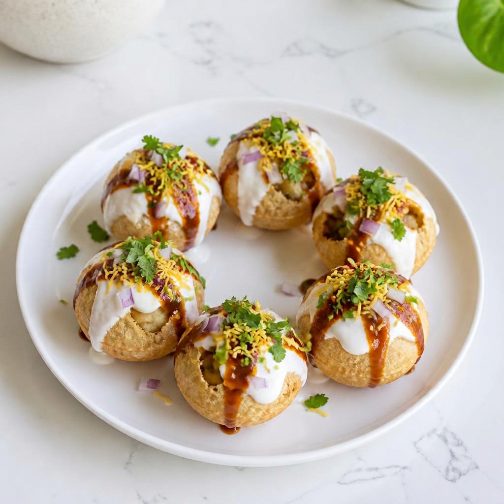 Dahi Batata Sev Puri (6 pcs)