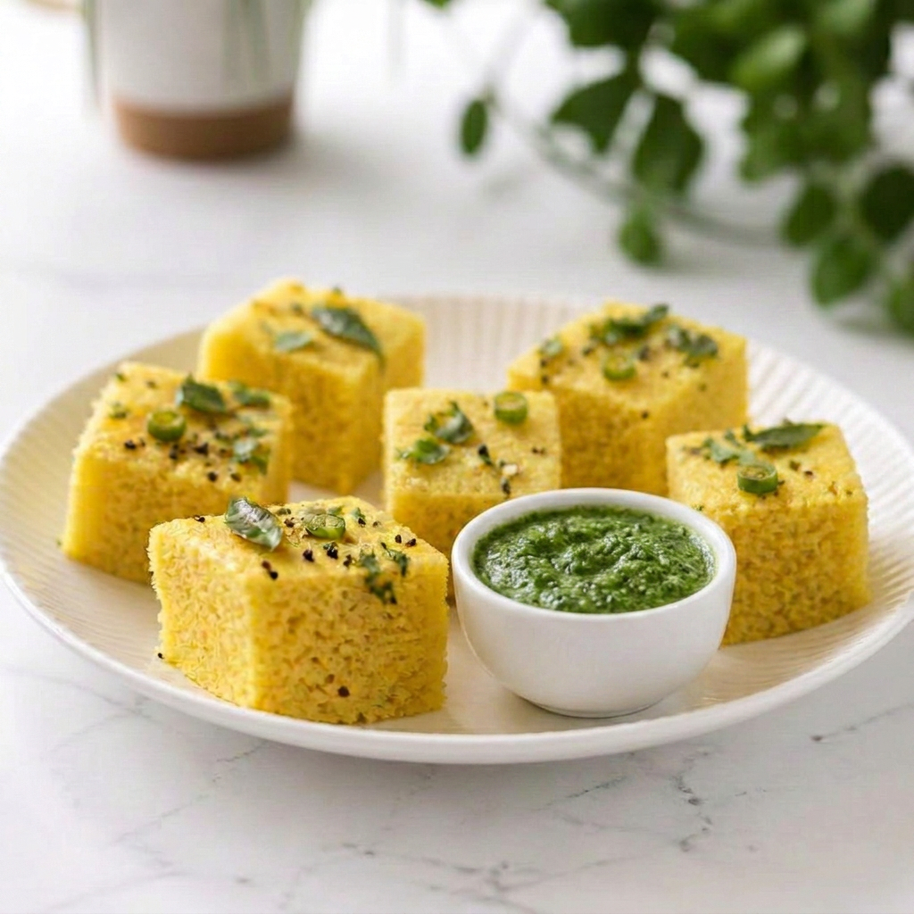 Khaman Dhokla (6 pcs)